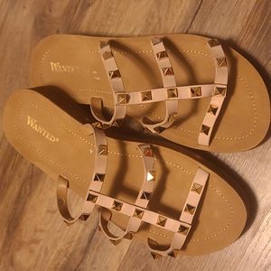 Studded sandals